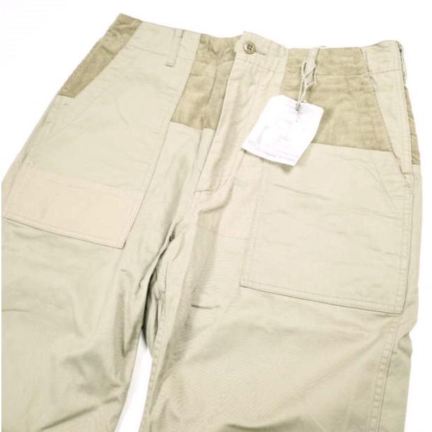 新品 Engineered Garments エンジニアードガーメンツ Fatigue Pant - 6.5oz Flat Twill ファティーグパンツ  S Khaki パッチワーク g25274 |  | 03