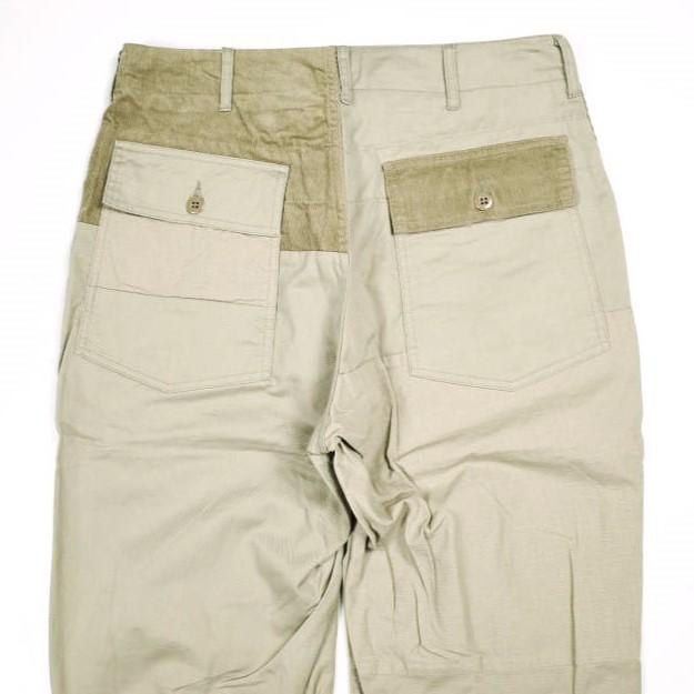 新品 Engineered Garments エンジニアードガーメンツ Fatigue Pant - 6.5oz Flat Twill ファティーグパンツ  S Khaki パッチワーク g25274 |  | 05