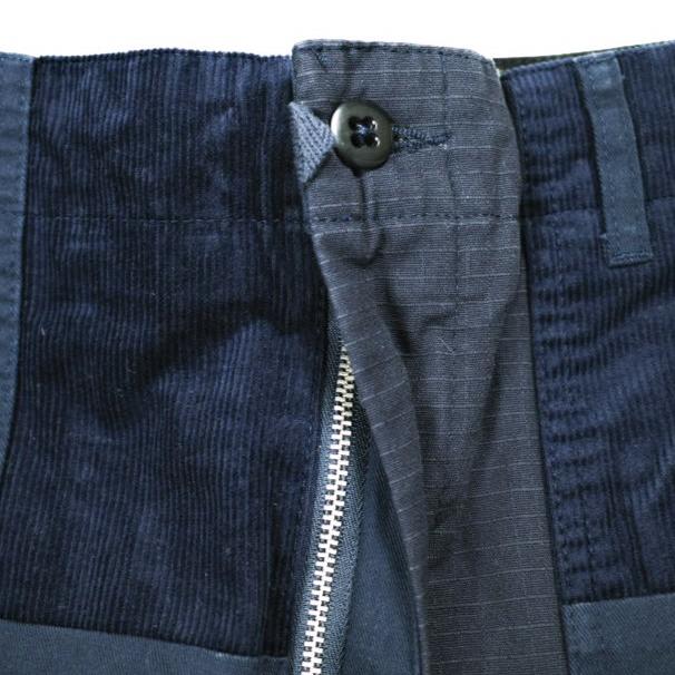 Engineered Garments エンジニアードガーメンツ Fatigue Pant - 6.5oz Flat Twill ファティーグパンツ S Navy パッチワーク ベイカー |  | 04