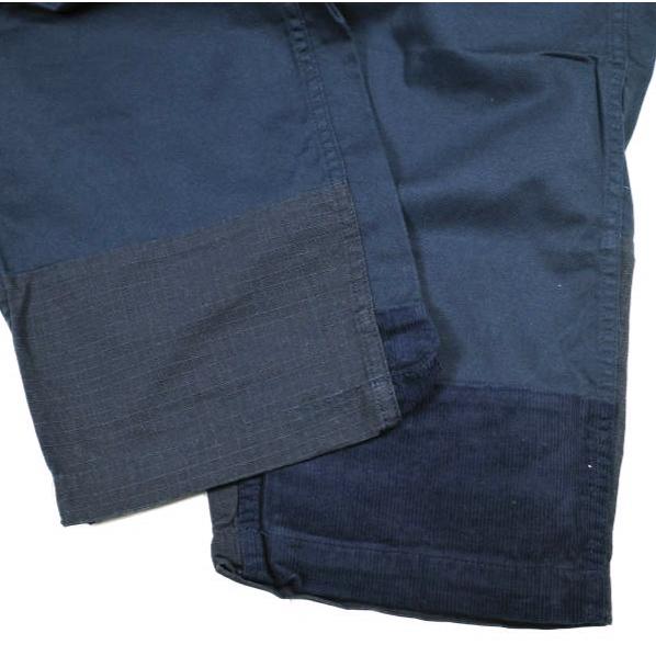 Engineered Garments エンジニアードガーメンツ Fatigue Pant - 6.5oz Flat Twill ファティーグパンツ S Navy パッチワーク ベイカー |  | 06