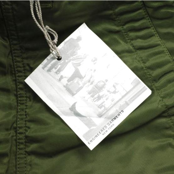 新品 Engineered Garments エンジニアードガーメンツ Fatigue Pant - Flight Satin Nylon ファティーグパンツ S Olive ベイカー g25285 |  | 02