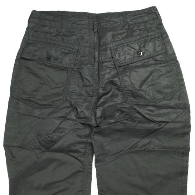 新品 Engineered Garments エンジニアードガーメンツ Fatigue Pant - Flight Satin Nylon ファティーグパンツ S Black ベイカー g25286 |  | 04
