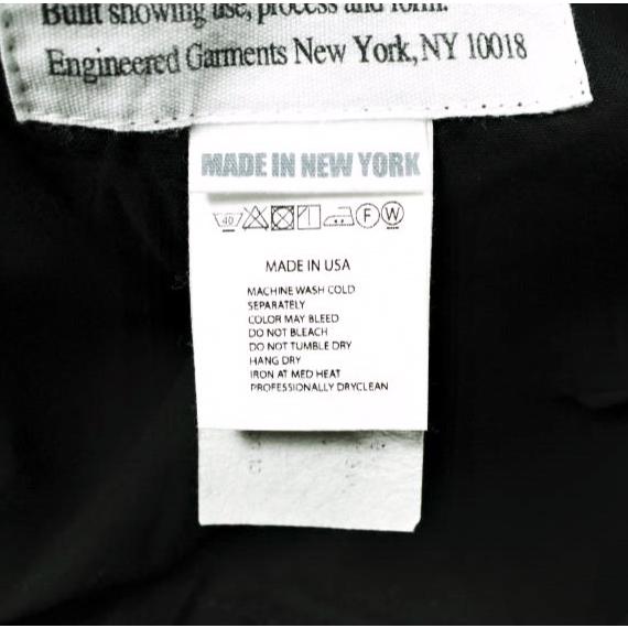 Engineered Garments エンジニアードガーメンツ Emerson Pant - Malibu Poplin エマーソンパンツ マリブポプリン S Black イージー 2タック |  | 07