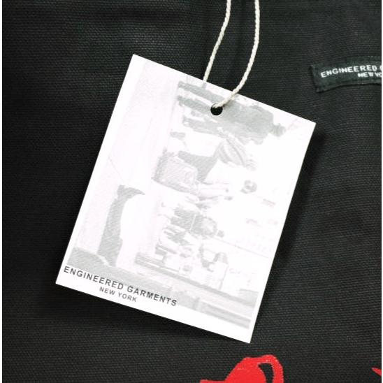新品 Engineered Garments エンジニアードガーメンツ Carry All Tote w/ Strap - Adventure キャリーオールトート BLACK/RED 2WAY バッグ |  | 03