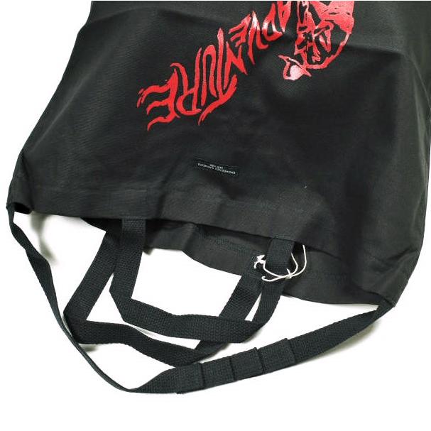 新品 Engineered Garments エンジニアードガーメンツ Carry All Tote w/ Strap - Adventure キャリーオールトート BLACK/RED 2WAY バッグ |  | 05