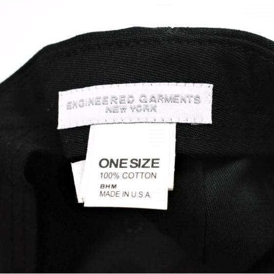 Engineered Garments x LOFTMAN エンジニアードガーメンツ 別注 Special Baseball Cap - Reversed Sateen ベースボールキャップ Black |  | 08