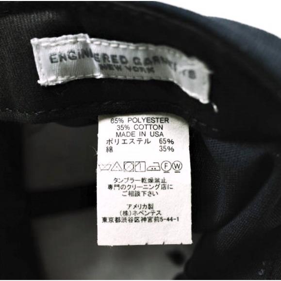 Engineered Garments エンジニアードガーメンツ Logo Baseball Cap - PC Twill ロゴ刺繍 ベースボールキャップ Dk.Navy スナップバック |  | 07