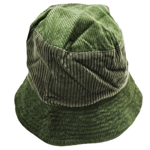 新品 Engineered Garments エンジニアードガーメンツ アメリカ製 Bucket Hat - 8W Corduroy コーデュロイ バケットハット L Olive 帽子 | 