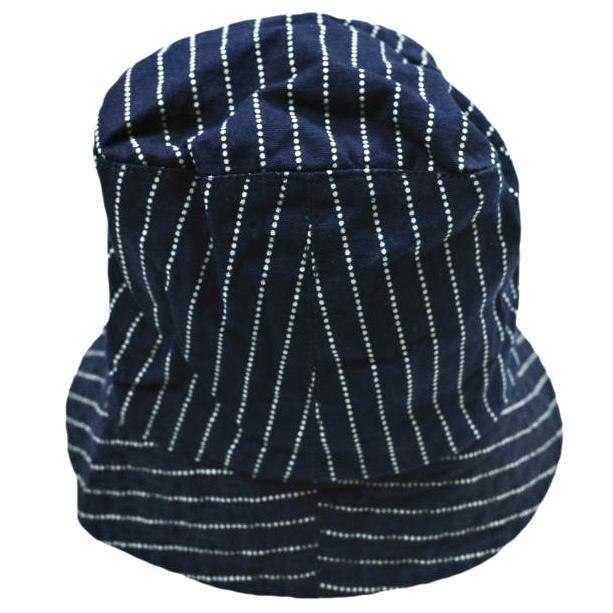 Engineered Garments エンジニアードガーメンツ Bucket Hat - Wabash Stripe ウォバッシュストライプ バケットハット L Indigo 帽子 g25322 |  | 02