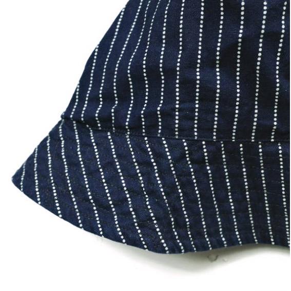 Engineered Garments エンジニアードガーメンツ Bucket Hat - Wabash Stripe ウォバッシュストライプ バケットハット L Indigo 帽子 g25322 |  | 03