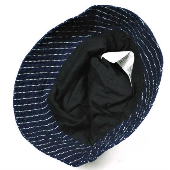 Engineered Garments エンジニアードガーメンツ Bucket Hat - Wabash Stripe ウォバッシュストライプ バケットハット L Indigo 帽子 g25322 |  | 05