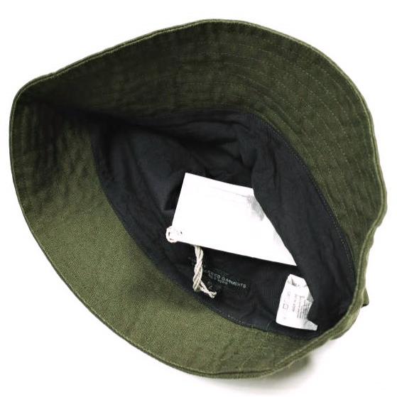 新品 Engineered Garments エンジニアードガーメンツ Bucket Hat - 12oz Duck Canvas ダックキャンバス バケットハット L Olive 帽子 |  | 05