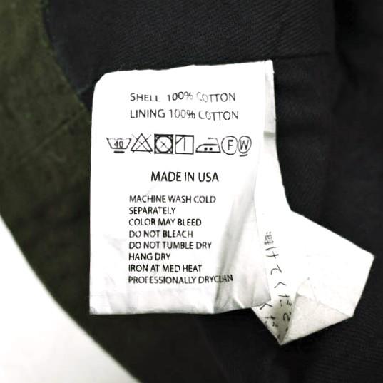 新品 Engineered Garments エンジニアードガーメンツ Bucket Hat - 12oz Duck Canvas ダックキャンバス バケットハット L Olive 帽子 |  | 08