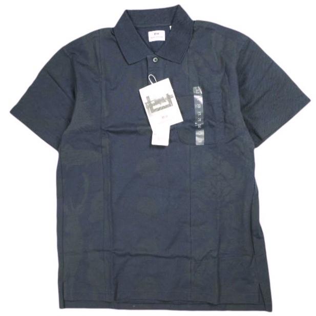 新品 Engineered Garments x UNIQLO エンジニアードガーメンツ ユニクロ 別注 カノコプリントポロシャツ 341-421351 M Navy 半袖 トップス | 