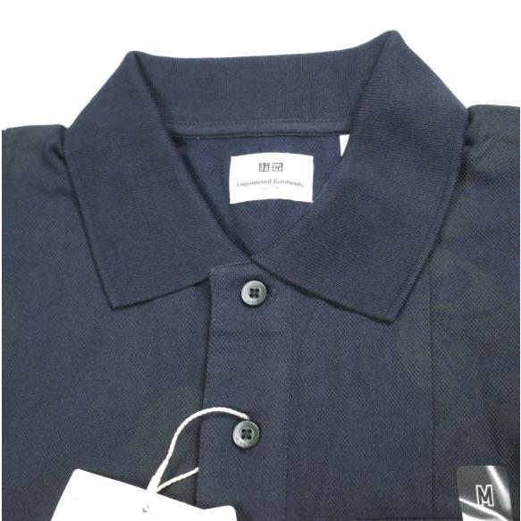 新品 Engineered Garments x UNIQLO エンジニアードガーメンツ ユニクロ 別注 カノコプリントポロシャツ 341-421351 M Navy 半袖 トップス |  | 04