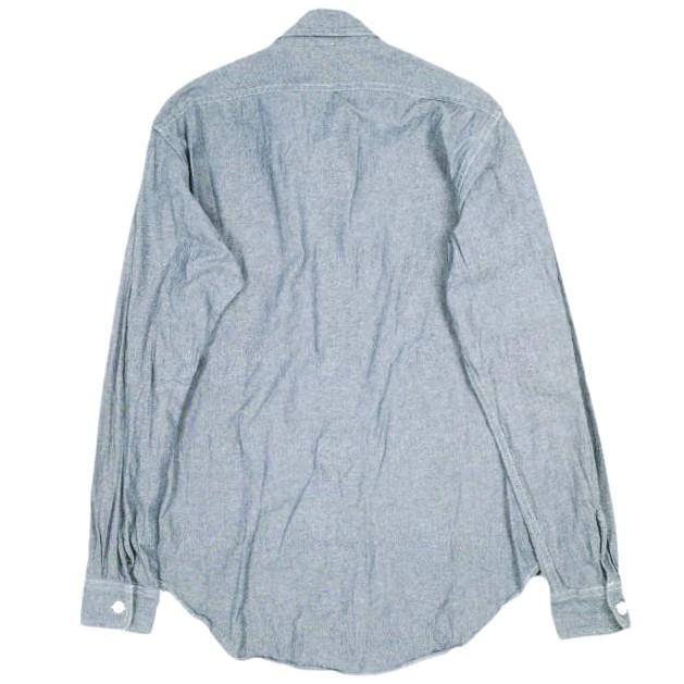 Engineered Garments WORKADAY エンジニアードガーメンツ Utility Shirt - Cotton Chambray シャンブレー ユーティリティーシャツ S BLUE |  | 01