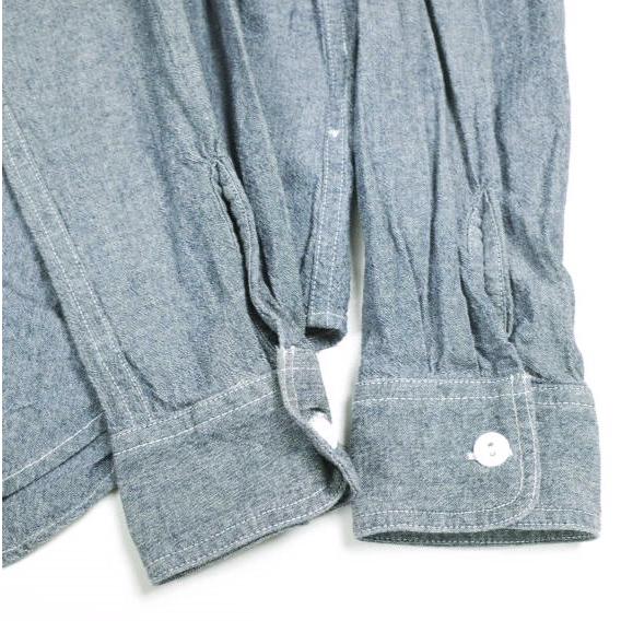 Engineered Garments WORKADAY エンジニアードガーメンツ Utility Shirt - Cotton Chambray シャンブレー ユーティリティーシャツ S BLUE |  | 04