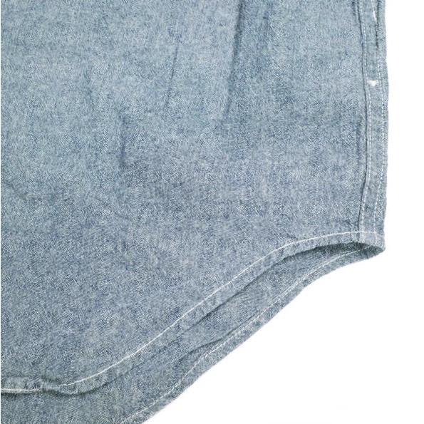 Engineered Garments WORKADAY エンジニアードガーメンツ Utility Shirt - Cotton Chambray シャンブレー ユーティリティーシャツ S BLUE |  | 05