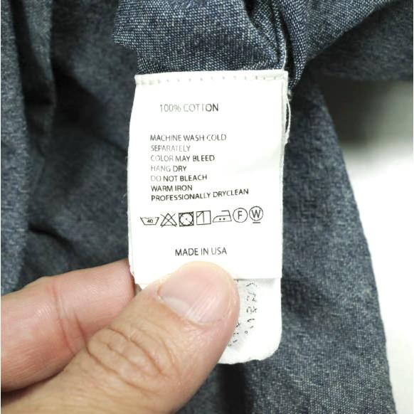 Engineered Garments WORKADAY エンジニアードガーメンツ Utility Shirt - Cotton Chambray シャンブレー ユーティリティーシャツ S BLUE |  | 06