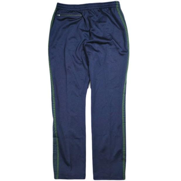 Needles ニードルス 日本製 Narrow Track Pant Poly Smooth ナロートラックパンツ ポリスムース DI982 M Navy イージー ジャージ ボトムス |  | 01