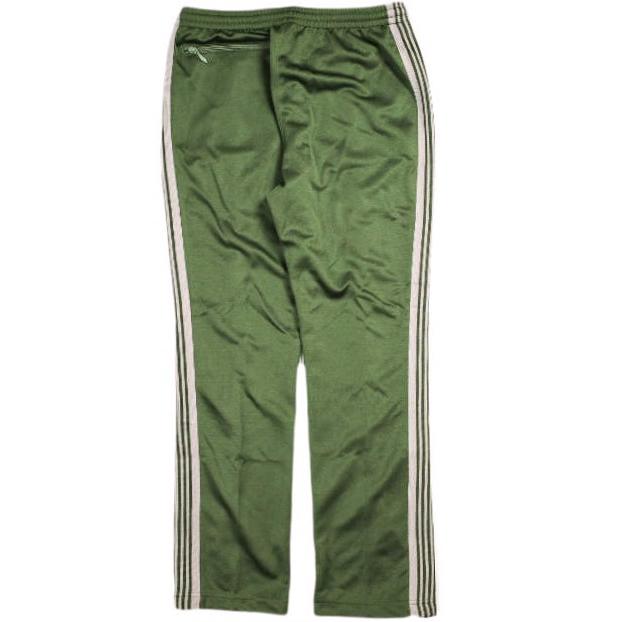 Needles ニードルス 日本製 Narrow Track Pant Poly Smooth ナロートラックパンツ ポリスムース HM227 M Olive イージー ジャージ ボトムス |  | 01