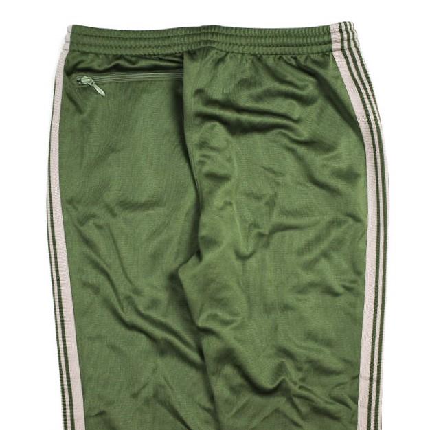 Needles ニードルス 日本製 Narrow Track Pant Poly Smooth ナロートラックパンツ ポリスムース HM227 M Olive イージー ジャージ ボトムス |  | 04