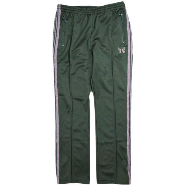 Needles ニードルス 日本製 Narrow Track Pant Poly Smooth ナロートラックパンツ ポリスムース GL217 M Dark Green イージー ジャージ | 