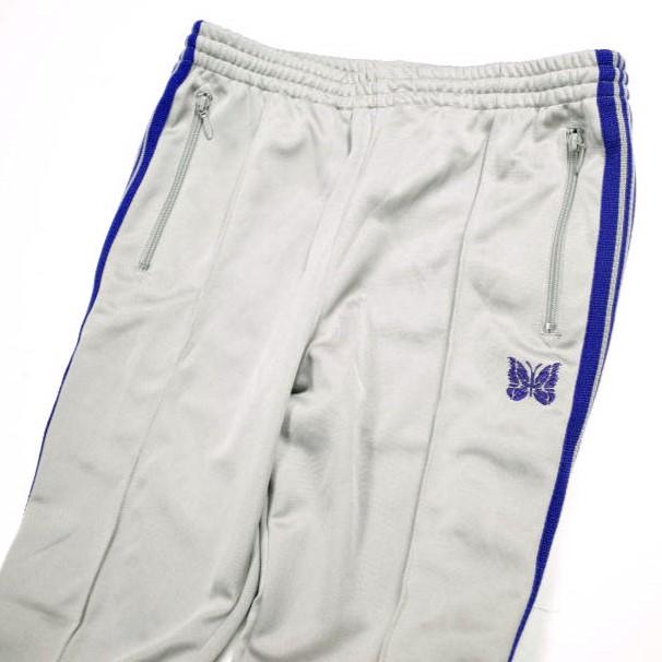 Needles ニードルス 日本製 Narrow Track Pant Poly Smooth ナロートラックパンツ ポリスムース DI379 M Gray イージー ジャージ ボトムス |  | 02