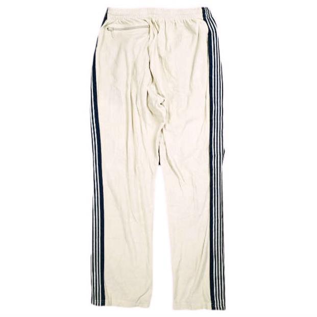 Needles ニードルス 日本製 Narrow Track Pant - C/Pe Velour ナロートラックパンツ ベロア EJ202 M Beige イージー ジャージ ボトムス |  | 01