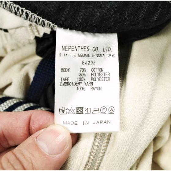 Needles ニードルス 日本製 Narrow Track Pant - C/Pe Velour ナロートラックパンツ ベロア EJ202 M Beige イージー ジャージ ボトムス |  | 06