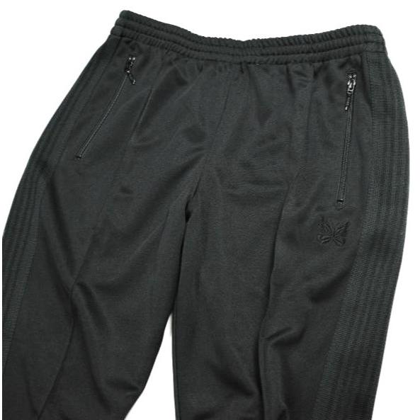 Needles x LOFTMAN ニードルス ロフトマン 別注 Narrow Track Pant Poly Smooth ナロートラックパンツ ポリスムース EJ359 M ALL BLACK |  | 02