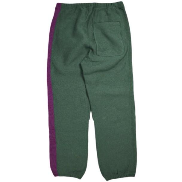 新品 Champion x BEAMS チャンピオン ビームス 別注 リバースウィーブ2トーンスウェットパンツ C8-Q213 M D.PURPLE/GREEN イージー 裏起毛 |  | 01