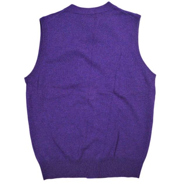 新品 BEAMS PLUS ビームスプラス Button Knit Vest Solid ボタン ニットベスト 11-05-0125-048 M PURPLE セーター ウール トップス g25372 |  | 01
