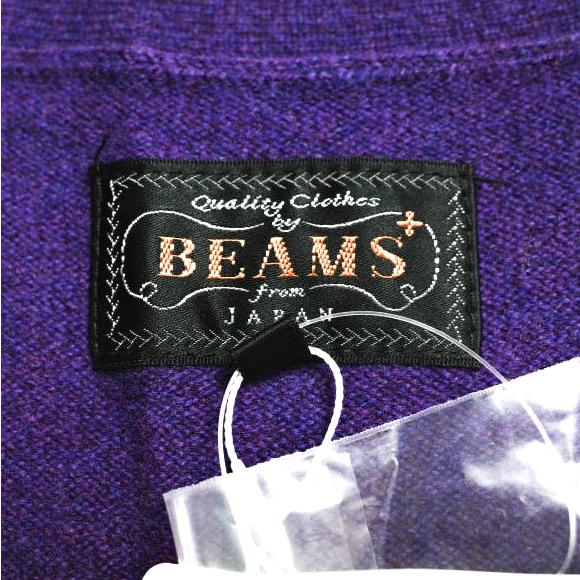 新品 BEAMS PLUS ビームスプラス Button Knit Vest Solid ボタン ニットベスト 11-05-0125-048 M PURPLE セーター ウール トップス g25372 |  | 03