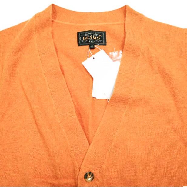 新品 BEAMS PLUS ビームスプラス Button Knit Vest Solid ボタン ニットベスト 11-05-0125-048 M ORANGE セーター ウール トップス g25373 |  | 04