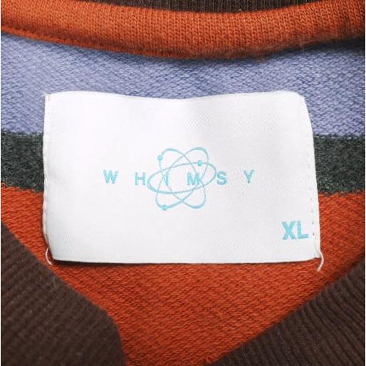 WHIMSY ウィムジー 23AW SNAP SLEEVE BORDER TOP スナップスリーブボーダートップ WMS-23AW2-014 XL Violet 長袖 ロングスリーブTシャツ |  | 07
