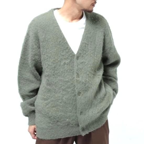 BEAMS ビームス 21AW ソリッドシャギーカーディガン 11-15-1472-048 M OLIVE ニット トップス g25395 |  | 02