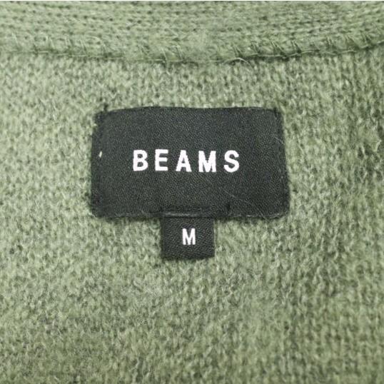 BEAMS ビームス 21AW ソリッドシャギーカーディガン 11-15-1472-048 M OLIVE ニット トップス g25395 |  | 06