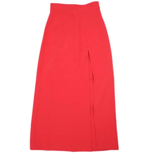 Ray BEAMS レイビームス 22SS サイドスリットロングスカート 61-27-0027-462 0 RED ボトムス g25406 | 
