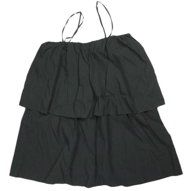 BEAUTY＆YOUTH UNITED ARROWS ビューティーアンドユース 日本製 ティアードキャミソール 2WAY 1621-242-1797 Free BLACK トップス g25413 | 