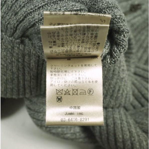JUEMI ジュエミ EMB Half Zip Cropped Knit ハーフジップクロップドニット 3510615 Free グレー セーター プルオーバー トップス g25419 |  | 07