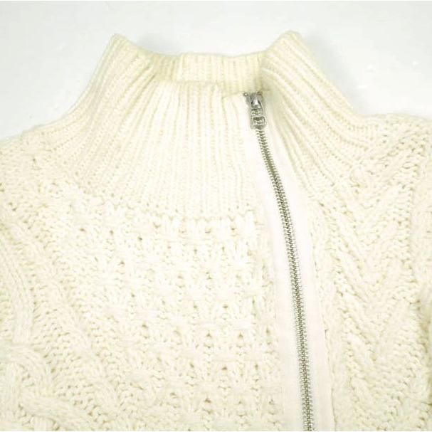 RBS Ray BEAMS アールビーエス レイビームス 22AW ケーブルアシンメトリージップカーディガン 61-15-0066-370 Free OFF WHITE ニット |  | 03