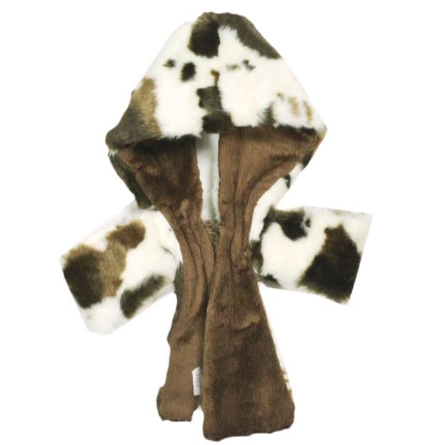 CASSELINI キャセリーニ アニマルファーティペット IVORY/BROWN マフラー g25422 |  | 01