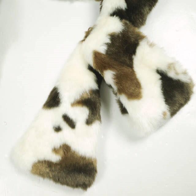 CASSELINI キャセリーニ アニマルファーティペット IVORY/BROWN マフラー g25422 |  | 05