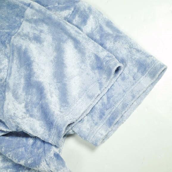 Ray BEAMS レイビームス 21SS ストレッチベロアTシャツ 63-04-0342-370 ONE SIZE BLUE 半袖 ベルベット カットソー トップス g25423 |  | 04