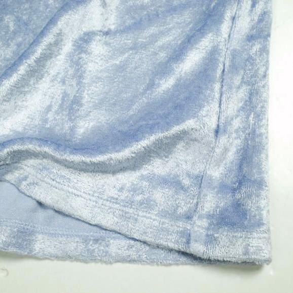 Ray BEAMS レイビームス 21SS ストレッチベロアTシャツ 63-04-0342-370 ONE SIZE BLUE 半袖 ベルベット カットソー トップス g25423 |  | 05