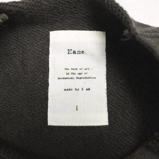 Name. ネーム 20AW 日本製 アシンメトリックレイヤードクルーネックスウェット W-NMCU-20AW-012 1 Brown トレーナー 裏毛 トップス g25426 |  | 02