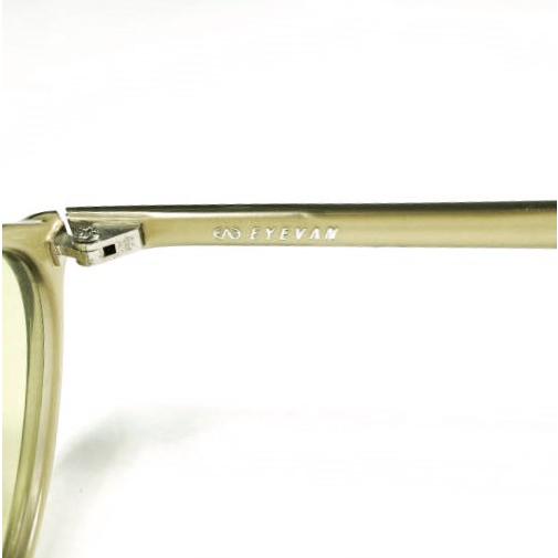 EYEVAN アイヴァン 日本製 KISS MM OVAL SUNGLASS オーバルサングラス OLIVE/YELLOW 48□18-140 眼鏡 メガネ g25443 |  | 08