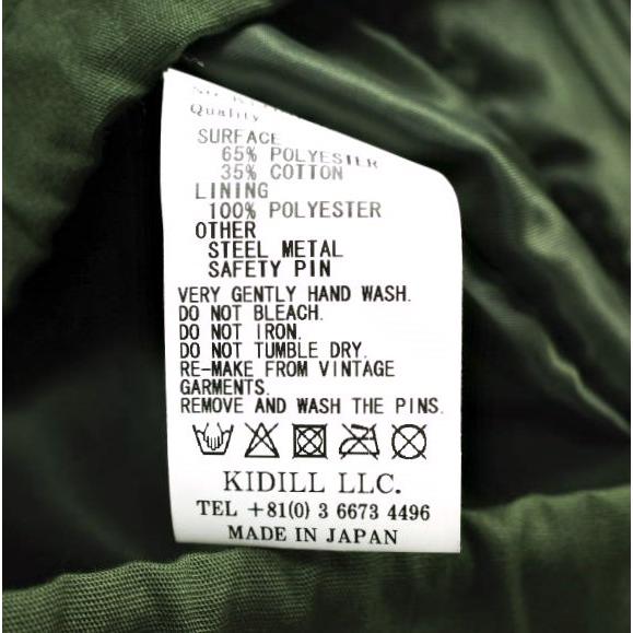 KIDILL キディル 24AW 日本製 10周年記念 ONE-OFF CUSTOM COACH JACKET カスタムコーチジャケット 1点物 KLONEOFF002 Free 定価132,000円 |  | 07