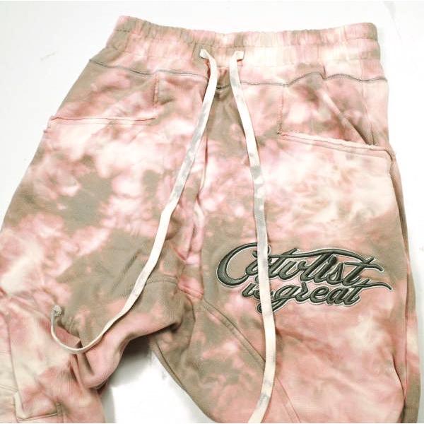 cvtvlist カタリスト 25SS OSK EXCLUSIVE Usual Pants '25 ブリーチ加工 ユージュアルスウェットパンツ 250103OS02 1 Pink CTLS サルエル |  | 03